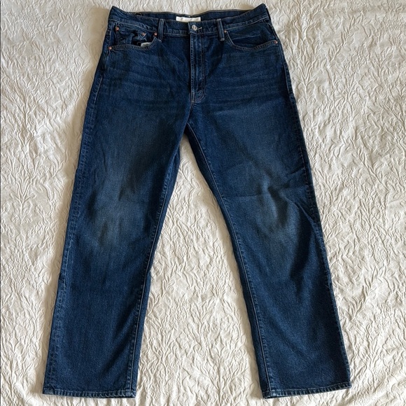 MOTHER Blue Straight Leg Jeans Classic Style - Picture 1 of 16